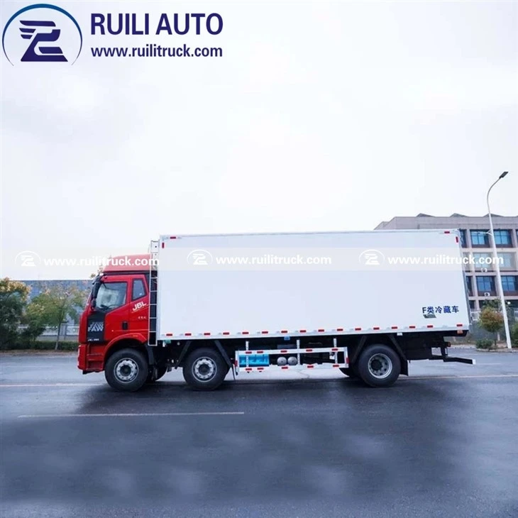 Faw 15 Ton Refrigerated Van Truck For Meat Transport factory